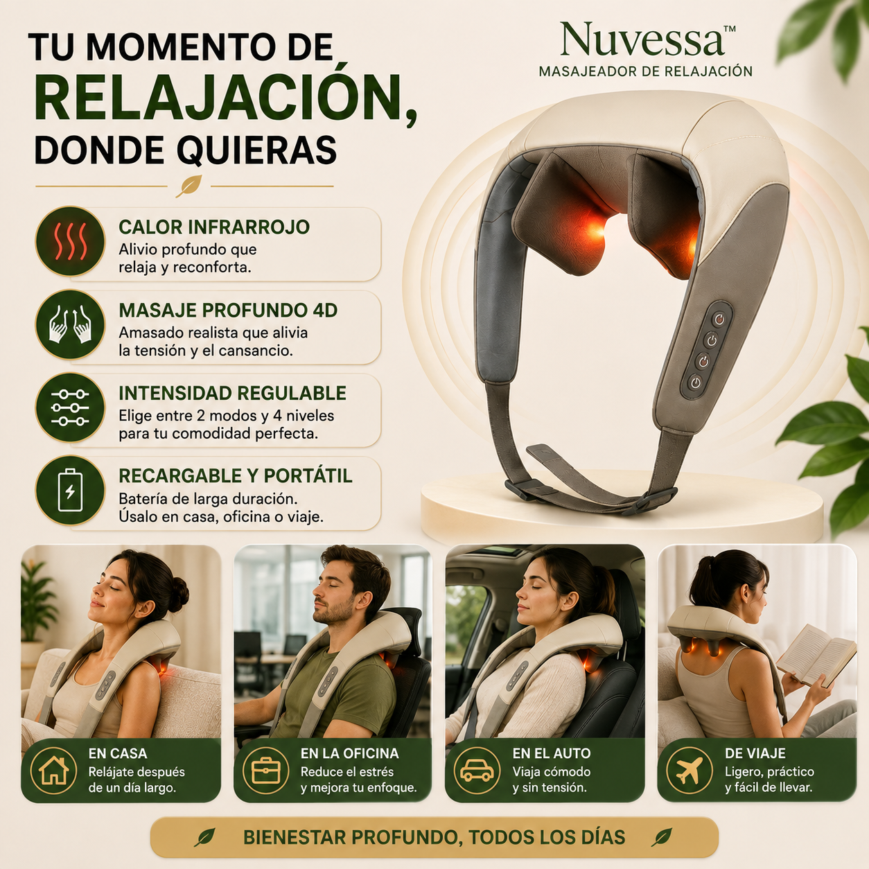 Nuvessa™ | Tu Momento de Relajación, Cuando Tú Quieras